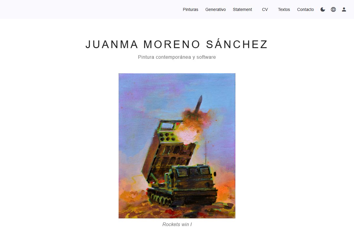 The home page